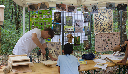 Stand à la fête de l'environnement de Semblançay